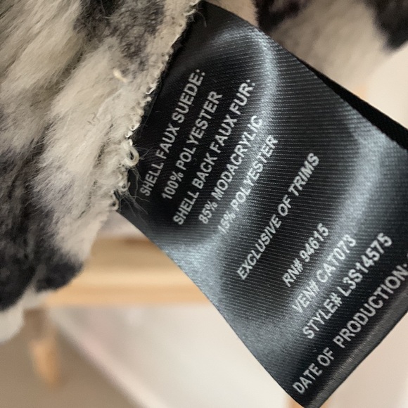 Sam Edelman Clara Faux Chinchilla Fur and Suede Vest - Picture 8 of 12